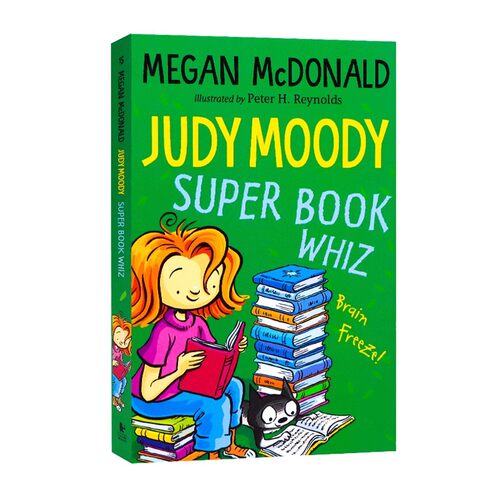 朱迪穆迪超级书迷 Judy Moody15 Super Book Whiz 英文原版小说 进口图书 英文初级章节书 儿童畅销文学小说书籍 7-12岁