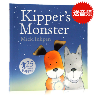小狗奇普和怪兽Kipper's Monster英文原版绘本 廖彩杏书单 儿童启蒙平装图画故事书 小狗卡皮
