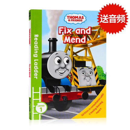 托马斯和朋友们Thomas and Friends Fix and Mend英文原版分级阅读入门级Reading Ladder Level 1英语故事图画书 儿童绘本3-5岁