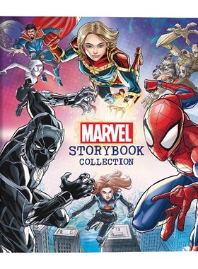 漫威故事书合集 英文原版 Marvel Storybook Collection 复仇者联盟 精装全彩插图 18个故事合集 漫威之父斯坦李 Marvel Press