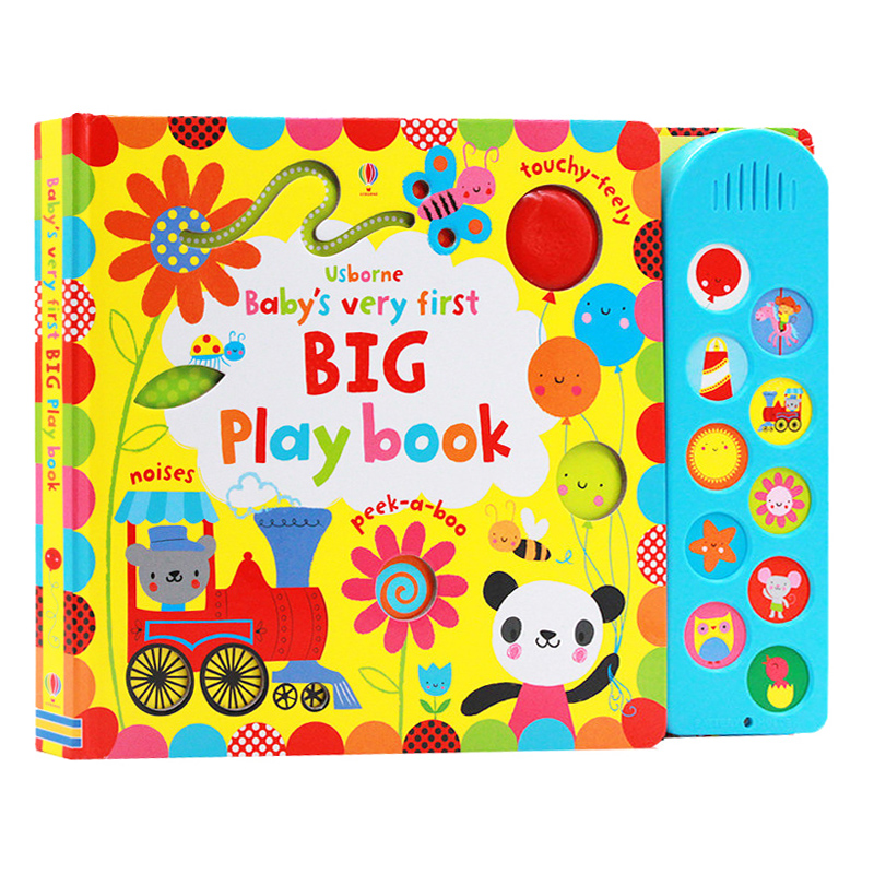 Usborne幼儿纸板触摸发声翻翻书