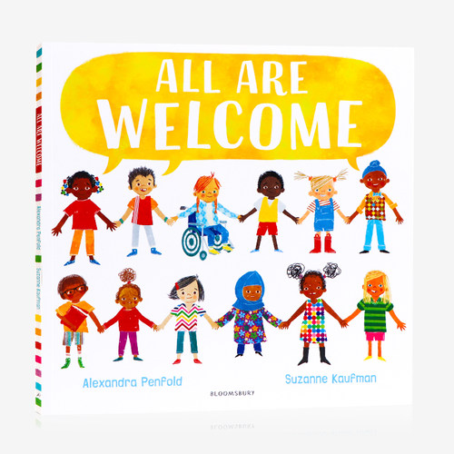 世界多元文化绘本 All Are Welcome  英文原版绘本 Alexandra Penfold 世界各地孩子上学 儿童低幼英语启蒙图画书 平装绘本 3-6岁