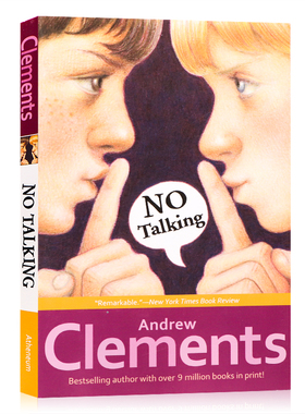 不要说话 No Talking 我们叫它粉灵豆系列英文原版 美国经典校园小说 Andrew Clements安德鲁克莱门斯 儿童文学 学生课外英语读物