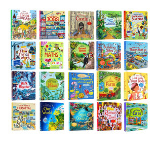 peep 图画书读本 4件 usborne精装 inside偷偷看里面科普系列英文原版 see inside look usborne 220元 Usborne翻翻书绘本