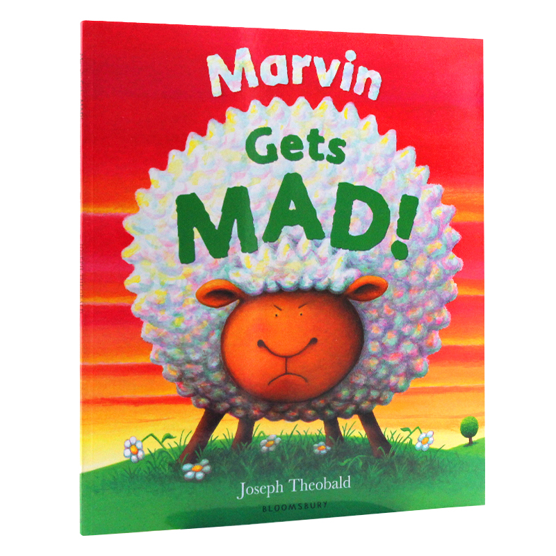 小绵羊生气了英文原版绘本