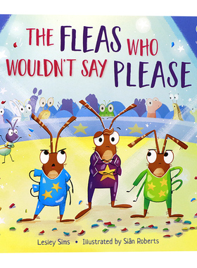 不肯说“请”的跳蚤英文原版绘本 The Fleas Who Wouldn't Say Please 温馨友谊儿童心灵成长启蒙图画书亲子共读Usborne平装大开