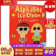 English truyện tranh gốc Alphabet Ice Cream Một vui nhộn tuyệt vời ABC thầy cuốn sách ảnh Nick Sharratt Wu Minlan sách sách học bảng chữ cái chữ tiếng Anh cổ điển