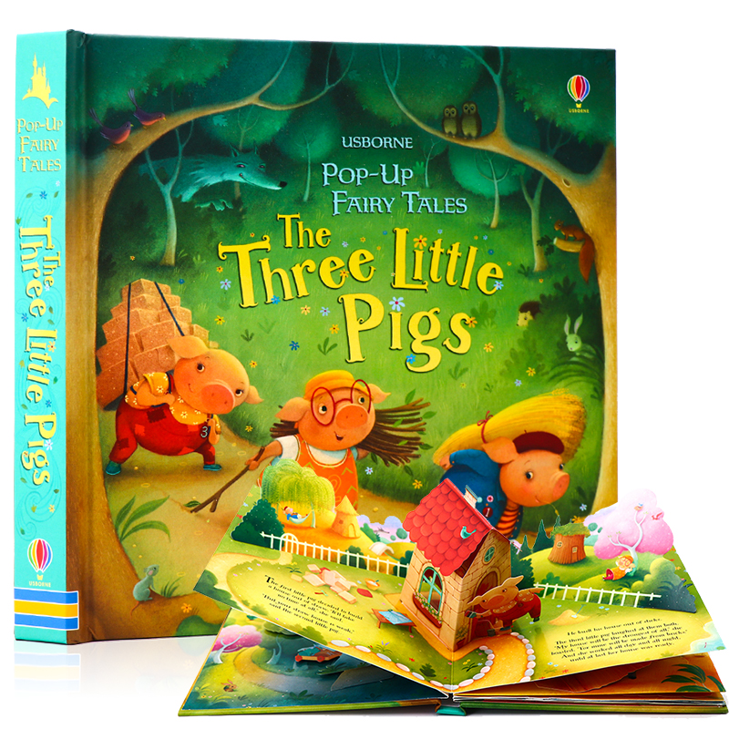 Usborne立体书三只小猪英文版