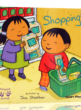 英文原版绘本 Helping Hands Shopping 小帮手好帮手系列 购物 吴敏兰书单推荐 child's play 幼儿童早教启蒙认知英语读本读物