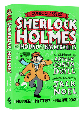 夏洛克 福尔摩斯与巴斯克维尔的猎犬 英文原版 Comic Classics Sherlock Holmes And The Hound Of The Baskervilles 漫画经典文学