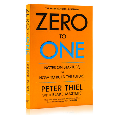 正版 从0到1 英文原版 Zero to One 从零到一 Peter Thiel 如何打造未来的创业笔记 彼得蒂尔 创投 进口英文原版图书