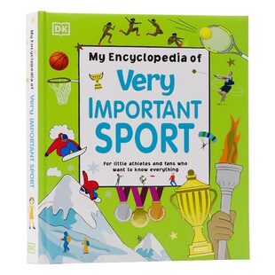DK儿童运动百科 英文原版 My Encyclopedia of Very Important Sport 那些重要的体育运动百科全书 体育科普读物儿童英语启蒙认知