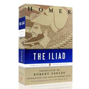 西方古典文学源头 适合文学收藏 伊利亚特 经典 豪华版 Homer盲诗人荷马 Iliad 文学与诗歌 文学课程参考必备 英文原版 毛边本 The