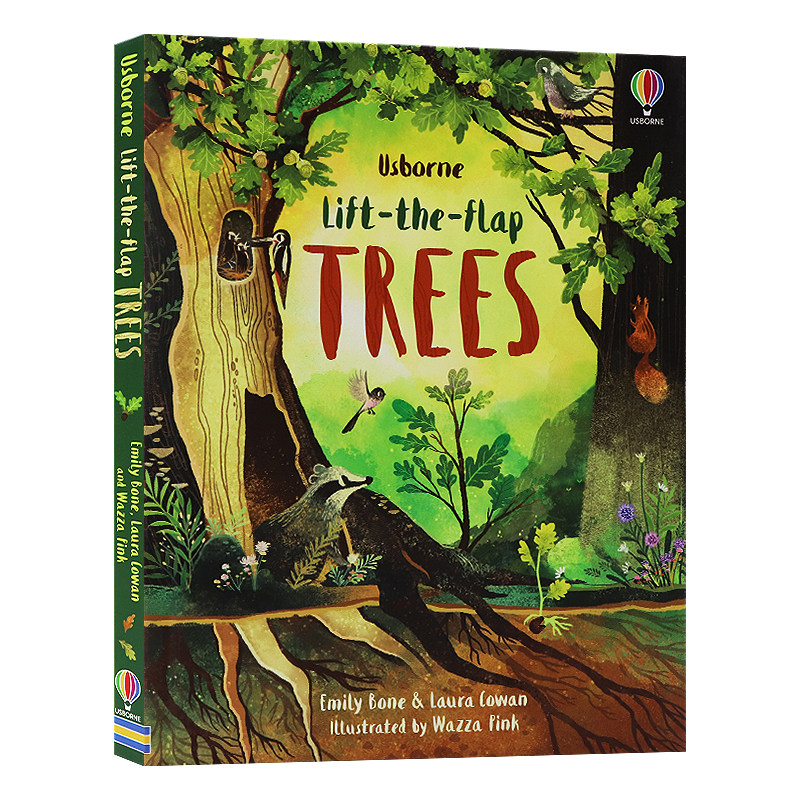 usborne出品 树木 英文原版 lift-the-flap trees 尤斯伯恩 植物主题