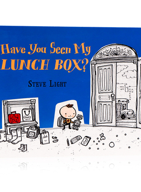 你看到我的饭盒了吗 Have You Seen My Lunch Box 英文原版绘本 色彩启蒙图画书 找一找观察力培养 益智趣味纸板书 Steve Light