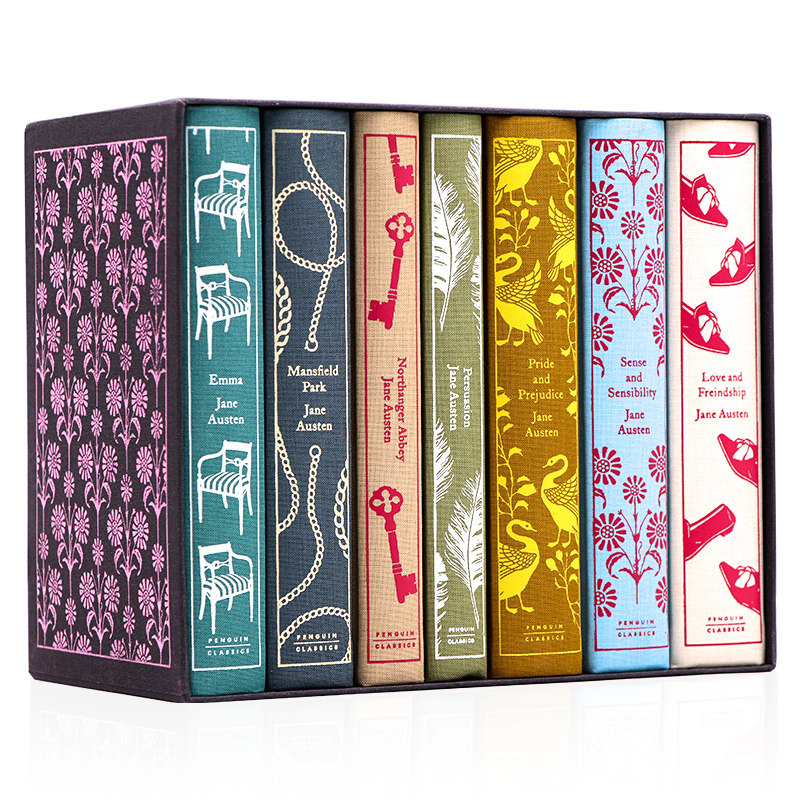 简奥斯汀全集收藏版(7册精装)英文原版 Jane Austen: The Complete Works企鹅经典Penguin 傲慢与偏见 理智与情感 爱情与友谊