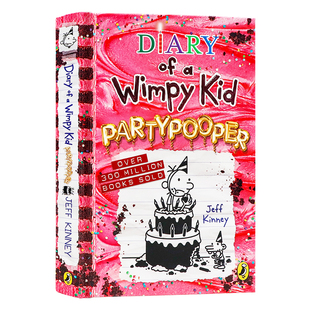wimpy 小屁孩日记20 2025年新品 kid Jeff 英文原版 英语漫画桥梁章节书课外阅读书籍 精装 Kinney Diary partypooper