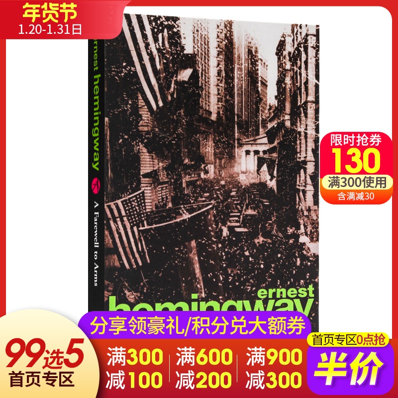 Sách A Farewell to Arms tác giả Ernest Hemingway bằng tiếng anh tiểu thuyết văn học hiện đại