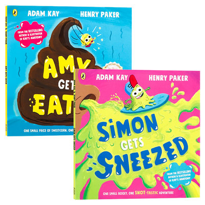 消化科普绘本2册英文原版