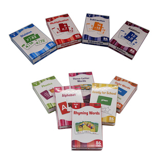 Complete Sight cards 现货进口英文原版 10本全套The 220个常见字配套字卡闪卡flashcards flash FlashKids Book Words