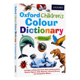 Oxford 英英彩图词典插画版 Colour Dictionary 写作词典小学生学习工具书牛津大学出版 牛津儿童彩色词典英文原版 社 Children