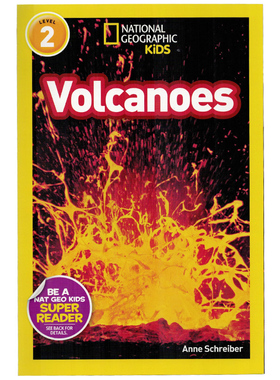 英文原版绘本 National Geographic Kids Level2 Volcanoes 美国国家地理分级阅读第二阶 幼儿童早教启蒙科普百科英语读物读本