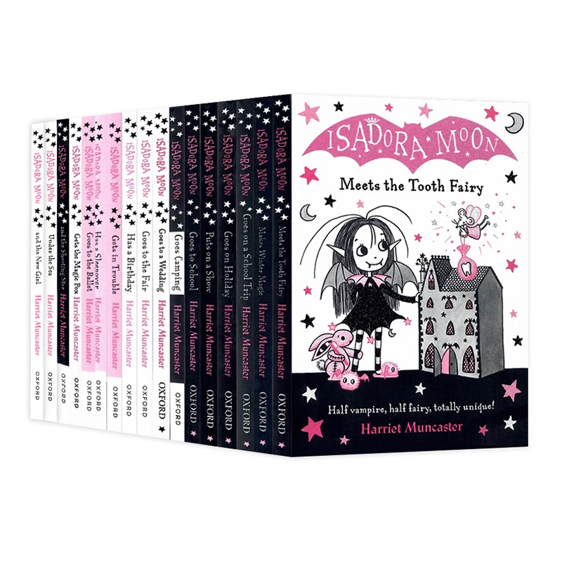 牛津精品阅读伊莎多拉穆恩系列17册英文原版 Isadora Moon Meets the Tooth Fairy进口儿童故事书章节小说 Oxford系列牛津阅读-封面