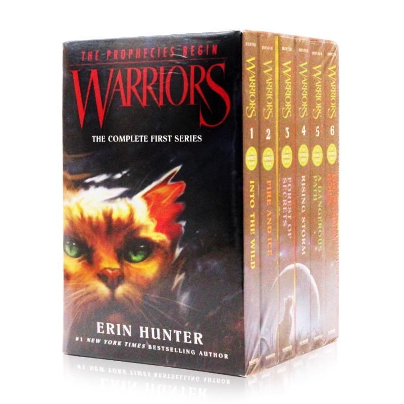猫武士首部曲预言开始6册英文原版 Warriors The Complete First Series 123456传奇的猫族儿童成长励志呼唤野性Erin Hunter
