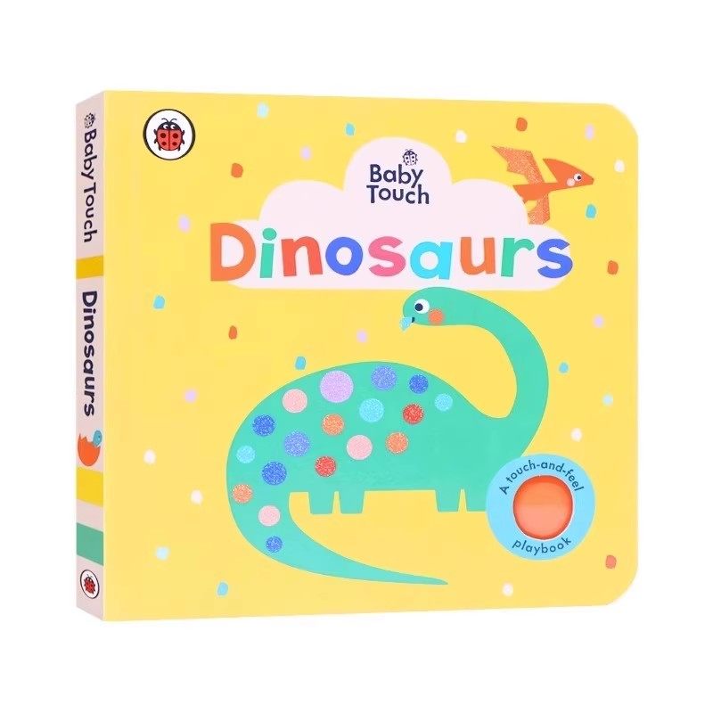 Ladybird Baby Touch and feel Dinosaurs 小恐龙 小瓢虫幼儿童宝宝触摸书 英文原版绘本 手指触感启蒙亲子互动早教纸板书1-3岁,书籍/杂志/报纸,儿童读物原版书,淘宝优惠券,粉丝福利购,淘宝优惠卷