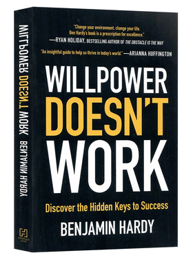意志力陷阱 英文原版 Willpower Doesn't Work Discover the Hidden Keys to Success Benjamin Hardy青少年课外阅读英语读物读本