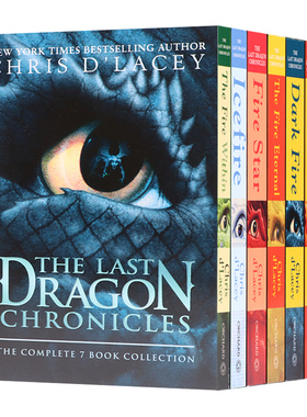 龙神话 7册礼盒装 英文原版 The Last Dragon Chronicles 7 Copy Flexi Slipcase 奇幻小说青少年课外英语读物