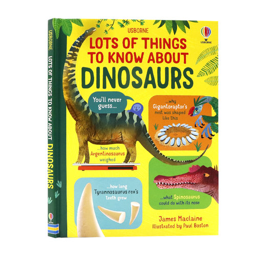 Usborne探索恐龙揭秘英文原版