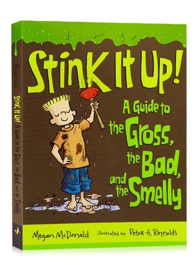 Stink it up经典男孩故事Stink系列 英文原版进口图书 Judy Moody朱迪姐弟篇 儿童趣味故事初级章节书 插图  Megan McDonald