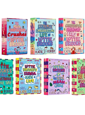 Lottie Brooks 洛蒂布鲁克斯系列小说7册 英文原版 旅行/生活指南/闺蜜闹剧/尴尬生活 友谊与成长 青少年课外读物 Katie Kirby