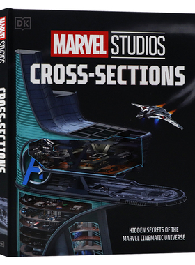 DK出品 漫威影业:横截面解析 英文原版 Marvel Studios Cross-Sections揭秘 MCU 关键场景 / 载具 / 武器内部构造 复仇者大厦 精装