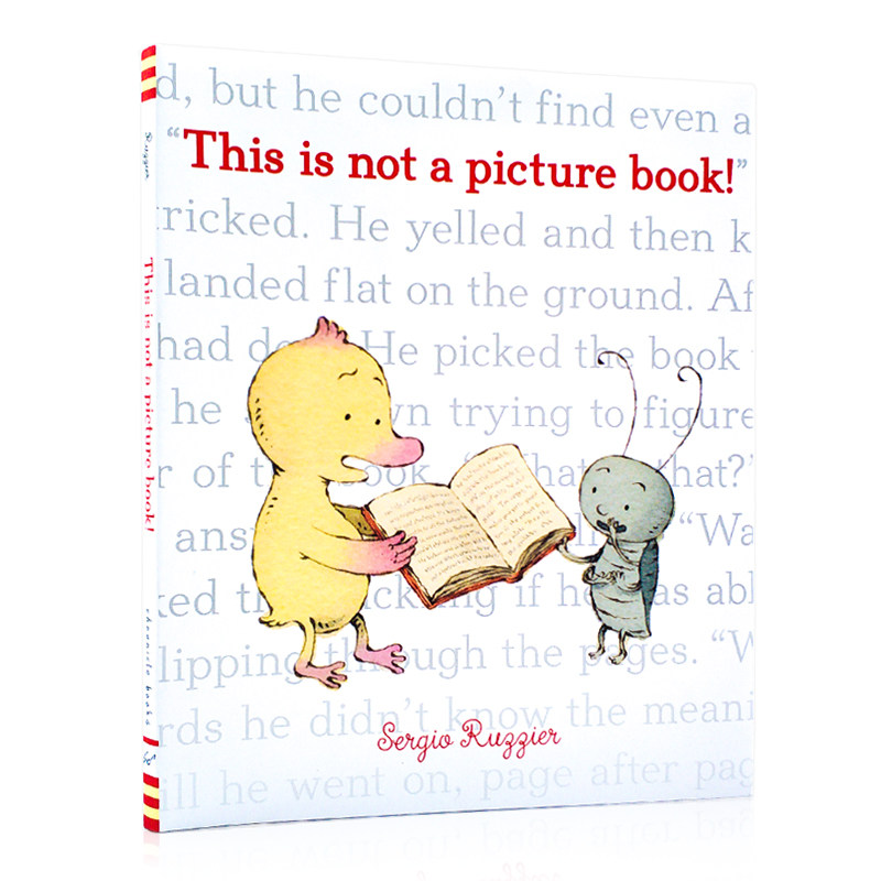 这不是一本图画书this is not a picture book 英文原版精装绘本 阅读