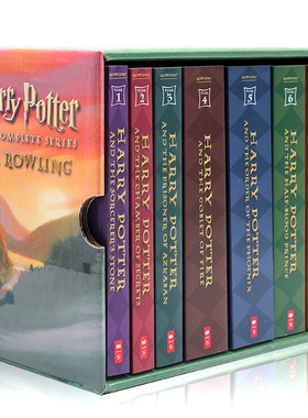 哈利波特全集套装1-7册 英文原版 Harry Potter Paperback Box Set 哈利波特与魔法石JK.罗琳经典科幻小说 英文版英语读物 美国版