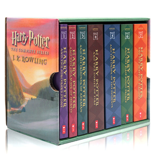 哈利波特全集套装1-7册 英文原版 Harry Potter Paperback Box Set 哈利波特与魔法石JK.罗琳经典科幻小说 英文版英语读物 美国版