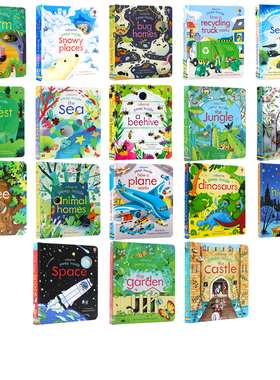 usborne出品精装 220元4件 英文原版绘本peep inside偷偷看里面揭秘系列 幼儿童早教启蒙益智翻翻洞洞书 尤斯伯恩科普百科纸板书