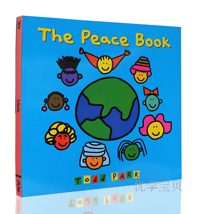 英文原版绘本 The Peace Book 和平之书 纽约时报名家 Todd Parr 儿童绘本