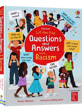 Usborne翻翻书 关于种族主义的问题和答案 英文原版 Lift-the-Flap Questions and Answers About Racism 趣味百科儿童科普
