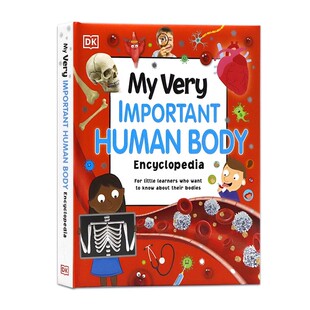 Important Human Body DK重点小百科人体英文原版 全彩精装 Very Encyclopedia 大开儿童科普读物百科知识图书英语启蒙认知