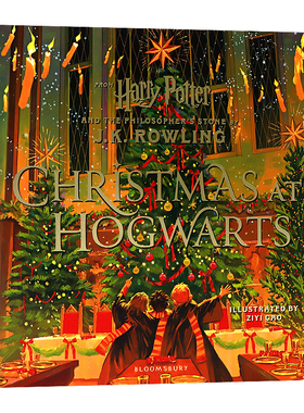 霍格沃茨的神奇圣诞节 英文原版小说 Christmas At Hogwarts 哈利波特与魔法石官方小说第12章节选英语读物 JK罗琳 精装彩绘版