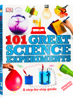 DK 儿童科普系列 101个了不起的科学实验 101 Great Science Experiments 英文原版进口图书 儿童趣味科普认知图画书 DK百科书