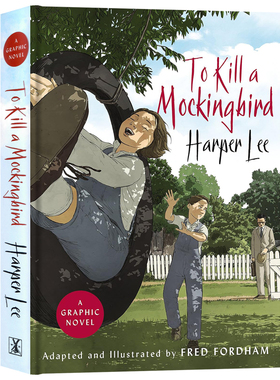杀死一只知更鸟漫画版 英文原版小说 To Kill a Mockingbird 美国中学推荐课外读物经典文学著作Harper Lee 哈珀李著作精装版