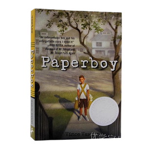 送报男孩 进口英文原版 Paperboy 纽伯瑞银奖 Vince Vawter 少年小说 儿童文学 进口正版儿童读物 青少年读物畅销书