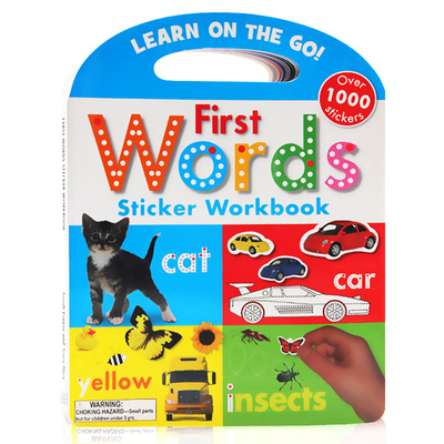 80页大厚本单词贴纸书