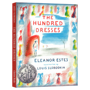 100条裙子英文原版小说 Hundred Dresses 纽伯瑞银奖儿童文学小说标杆读物课外兴趣阅读进口英语书籍 Houghton Mifflin 平装彩色版