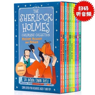 HOLMES福尔摩斯探案全集故事10册盒装 SHERLOCK 英文原版 第二部学生课外阅读提升桥梁书章节书 柯南道尔 现货第二季 神探夏洛克 The