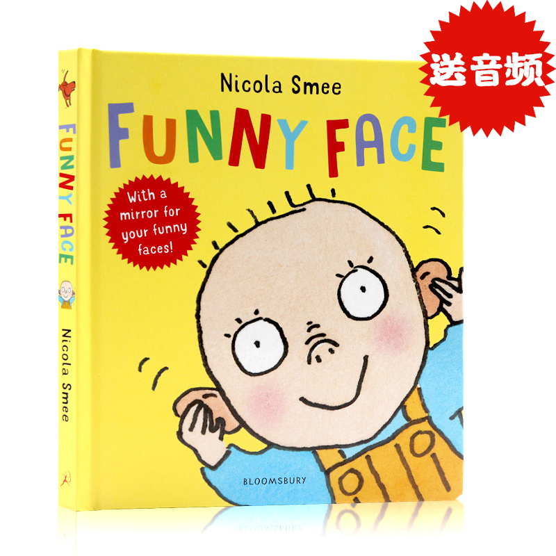 Funny Face 儿童情绪表达和管理英文原版绘本 看看有趣的表情包 低幼早教认知纸板书启蒙亲子互动 香蕉妈妈果汁儿妈妈推荐英语读物 书籍/杂志/报纸 儿童读物原版书 原图主图